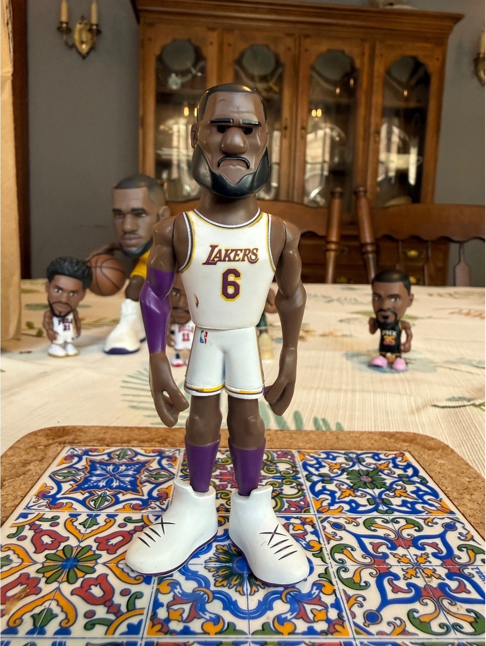 LeBron James Los Angeles Lakers #6 Hasbro Fanatics Premium Vinyl Figure 5 Inch